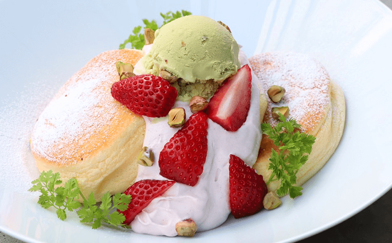 幸せのクリスマスパンケーキ